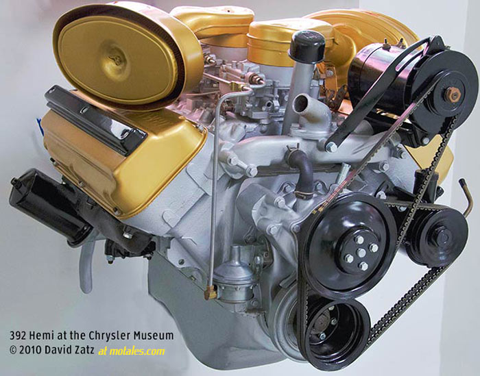 Chrysler 1957 392 Hemi FirePower V8 engine
