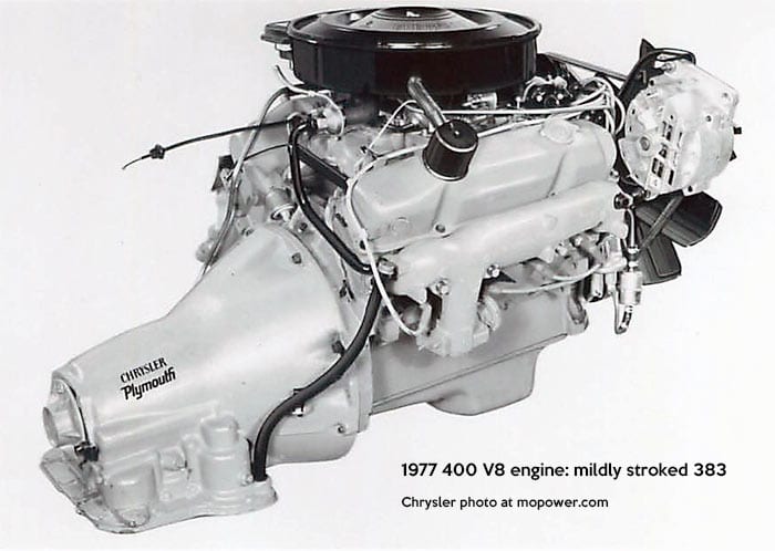 1977 Plymouth 400 V8