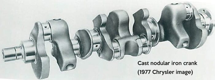 nodular iron crank