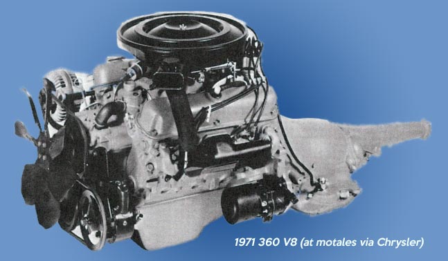 1971 Chrysler 360 V8 engine
