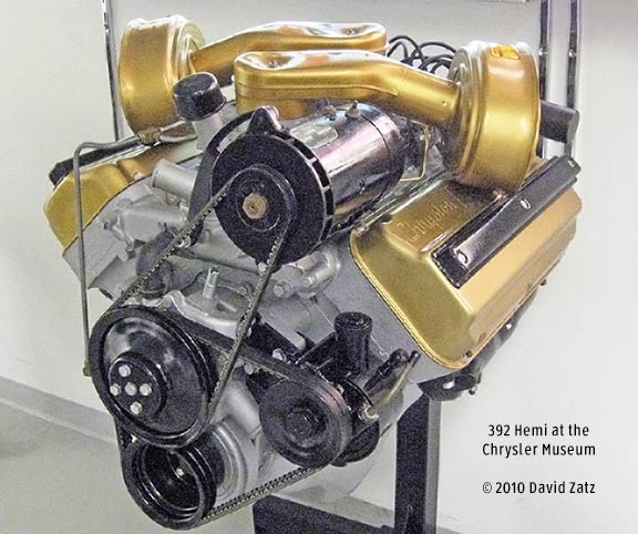 Chrysler 1957 392 Hemi FirePower V8 engine