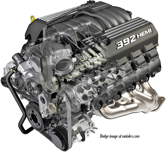 392 Hemi V8 engine