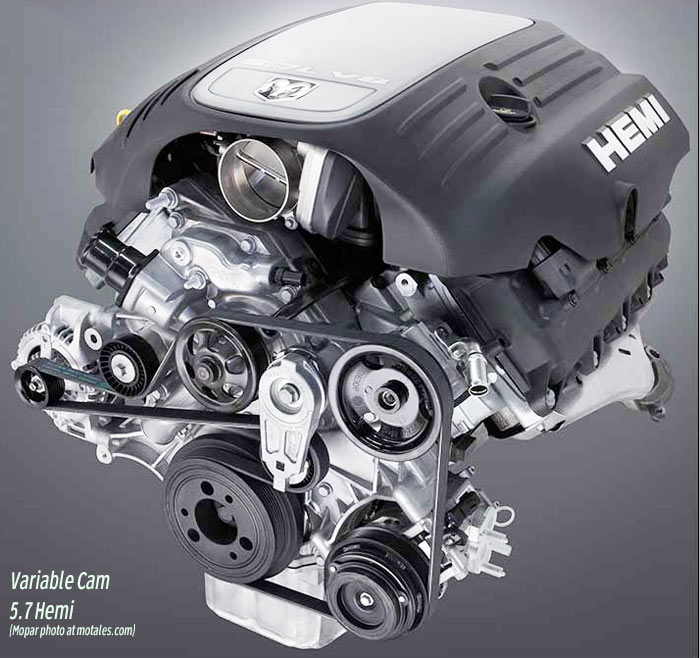 VCT Dodge Hemi V8 (5.7 Eagle) engne