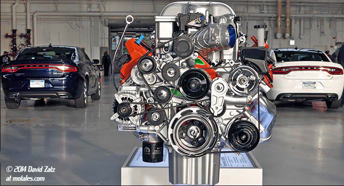 Hellcat V8 options on display