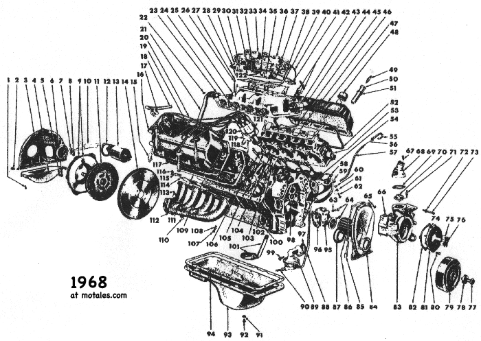 1968 Hemi parts