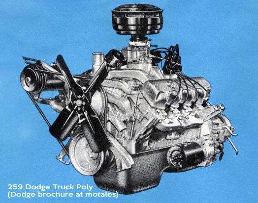 259 dodge truck poly V8