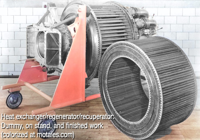 heat exchanger (recuperator or regenerator)