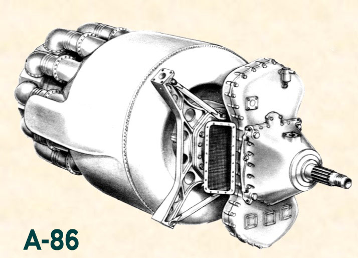 A86 experimental turboprop