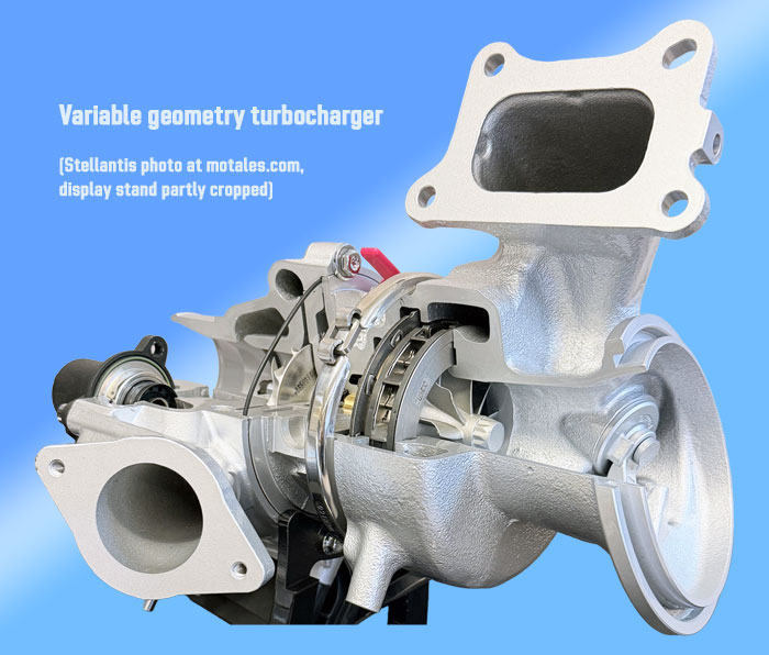 variable geometry turbo