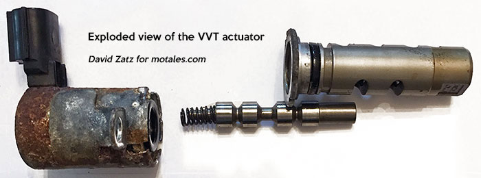 exploded view - VVT actuator (Chrysler WGE)