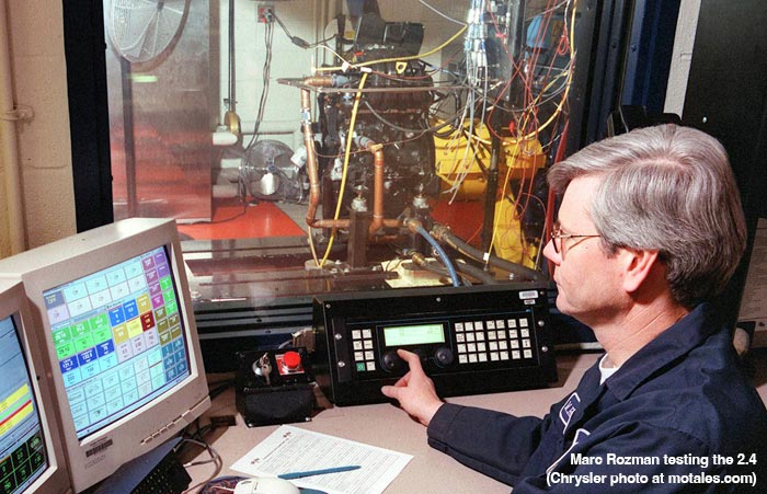 Marc Rozman testing the 2.4 engine