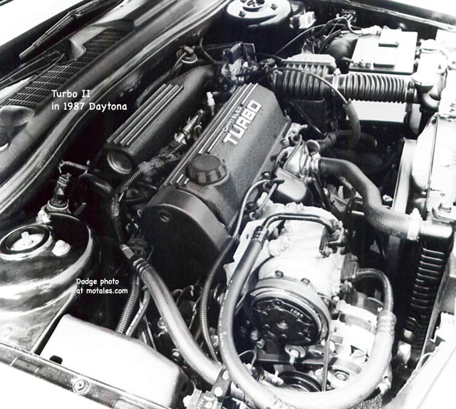 1987 Daytona Turbo II engine