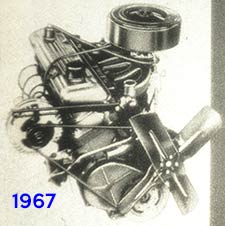 1959-80 170 198 225 Plymouth Dodge Black Valve Cover Chrysler Slant 6 Cylinder 