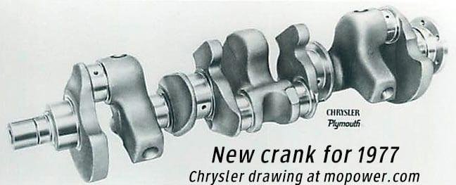 1977 crankshaft