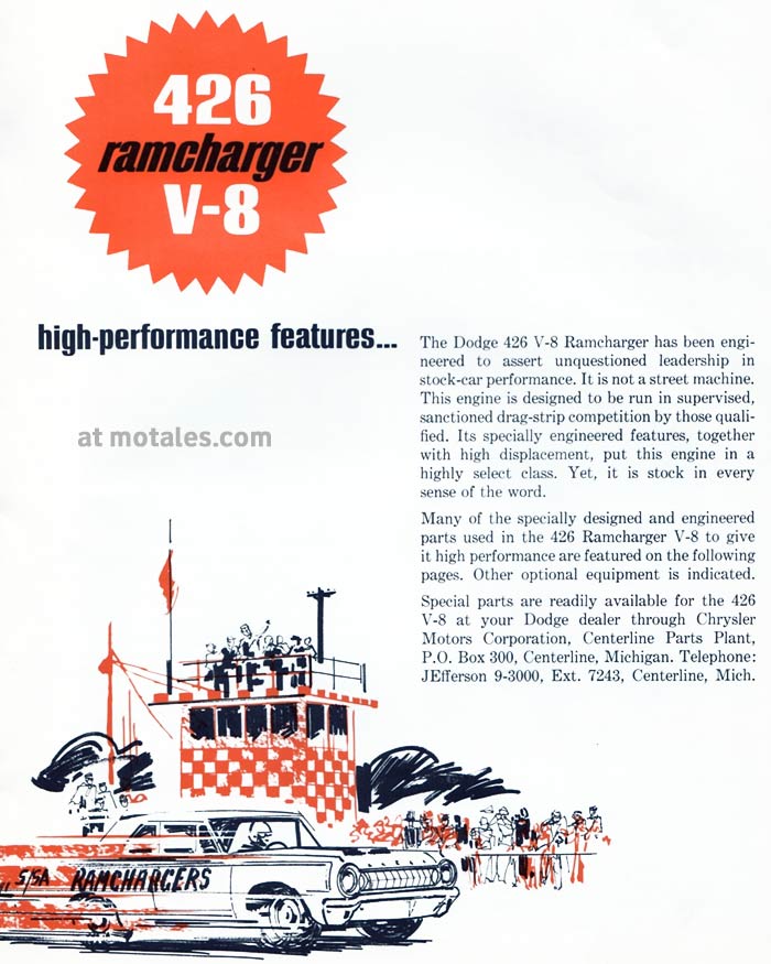 426 Ramcharger V8 ad