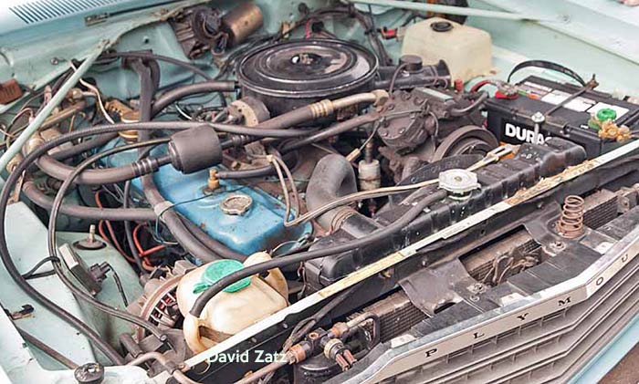 Black Valve Cover Chrysler Slant 6 Cylinder 1959-80 170 198 225 Plymouth Dodge 