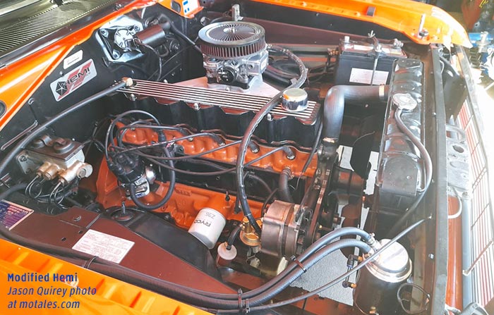 modified Hemi four-barrel