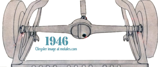 1946 Chrysler axle
