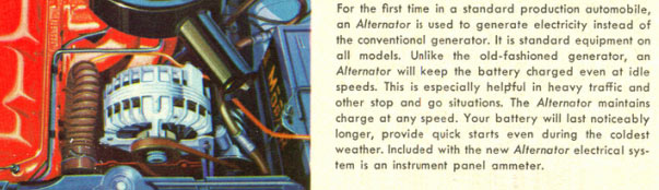 1960 alternator brochure