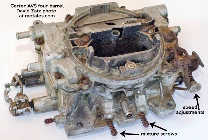 Carter AVS carburetor