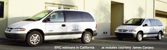 EPIC electric Chrysler minivans