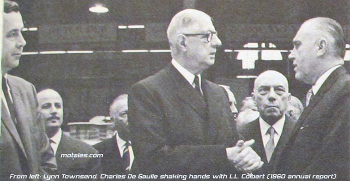 L.L. Colbert, Lynn Townsend, and Charles De Gaulle