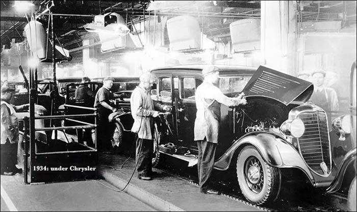 Making 1934 Dodge cars in Hamtramck