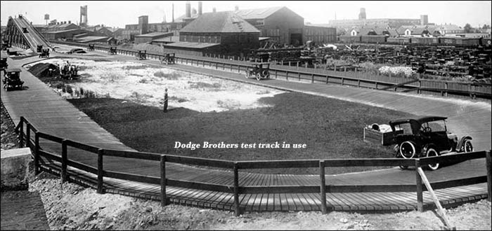 Dodge Brothers test track