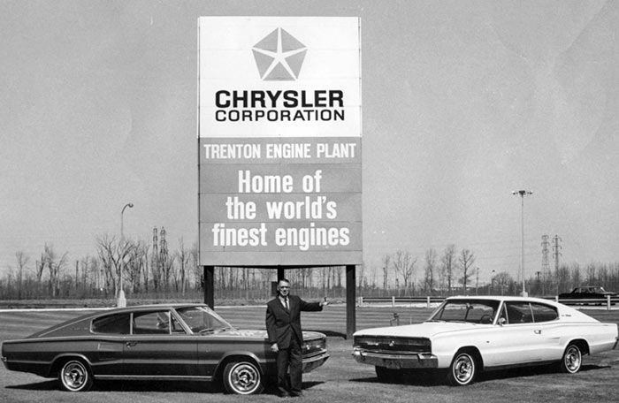 Chrysler Trenton Engine sign