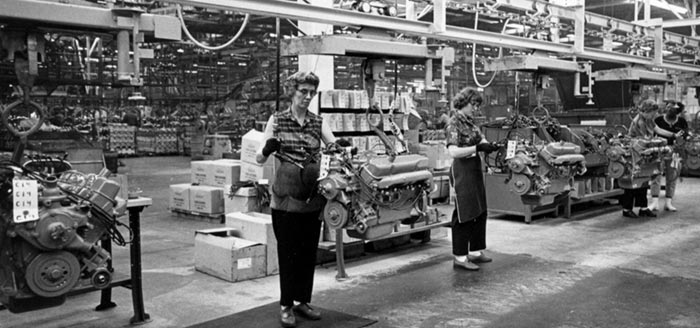 1962 making Chrysler V8 engines