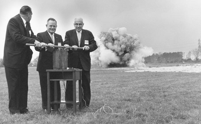 Trenton Engine groundbreaking