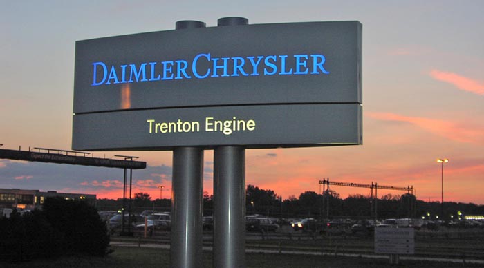 2002 Trenton Engine sign