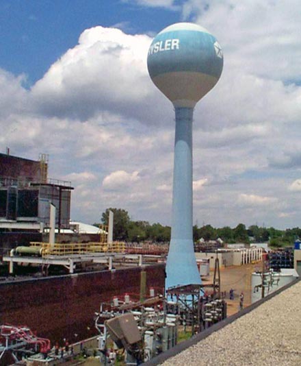Chrysler water tower