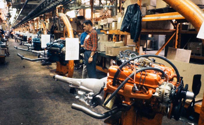 engine at Windsor plant