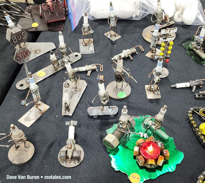 spark plug figurines