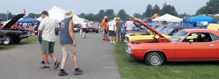 setup for Carlisle Chrysler Nationals 2025