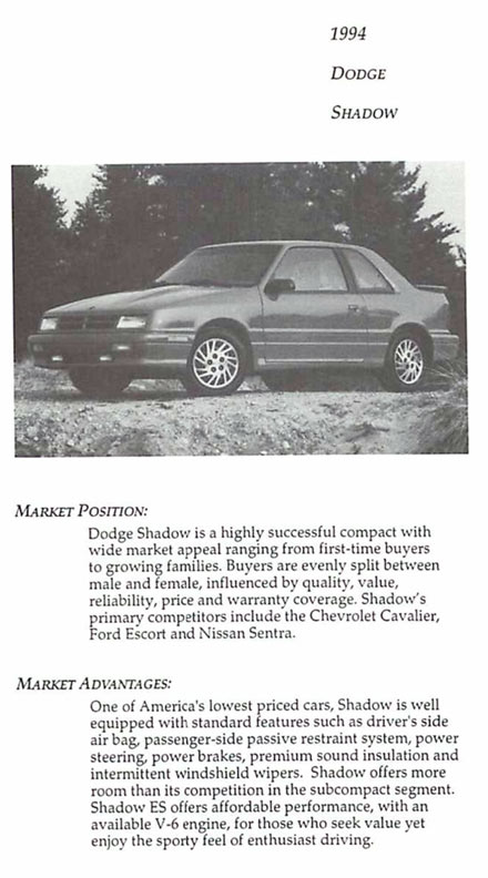 1994 Shadow PR page