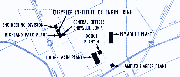 Chrysler plants in 1940