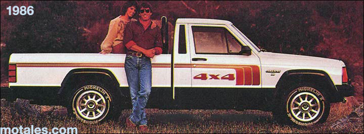 Jeep Comanche (1986) pickup truck