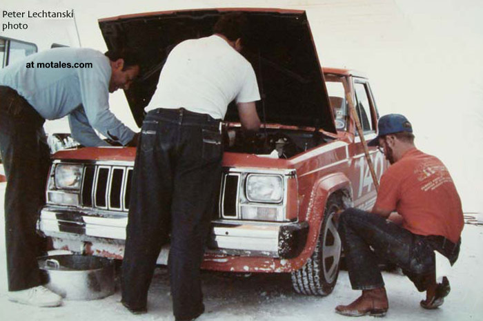 Jeep speed record car