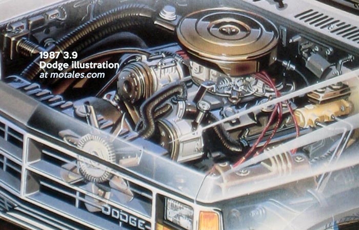 3.9 Dodge V6 engine
