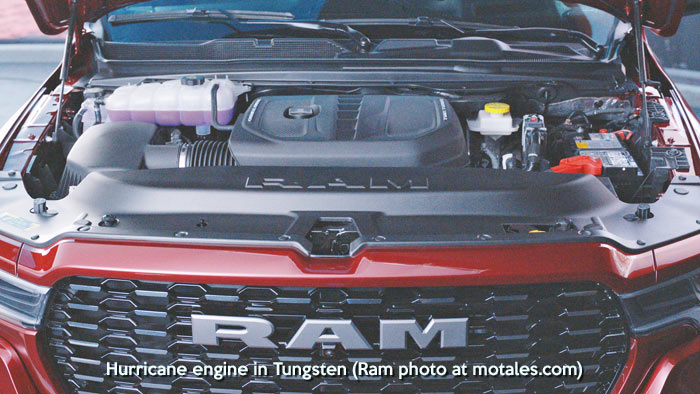 Hurricane engine in Ram 1500