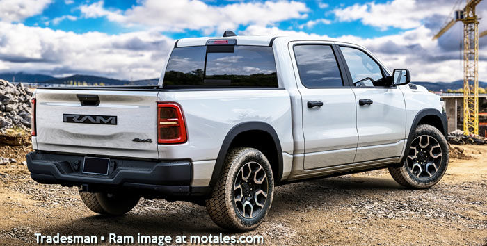 Ram 1500 Ramcharger tailgate